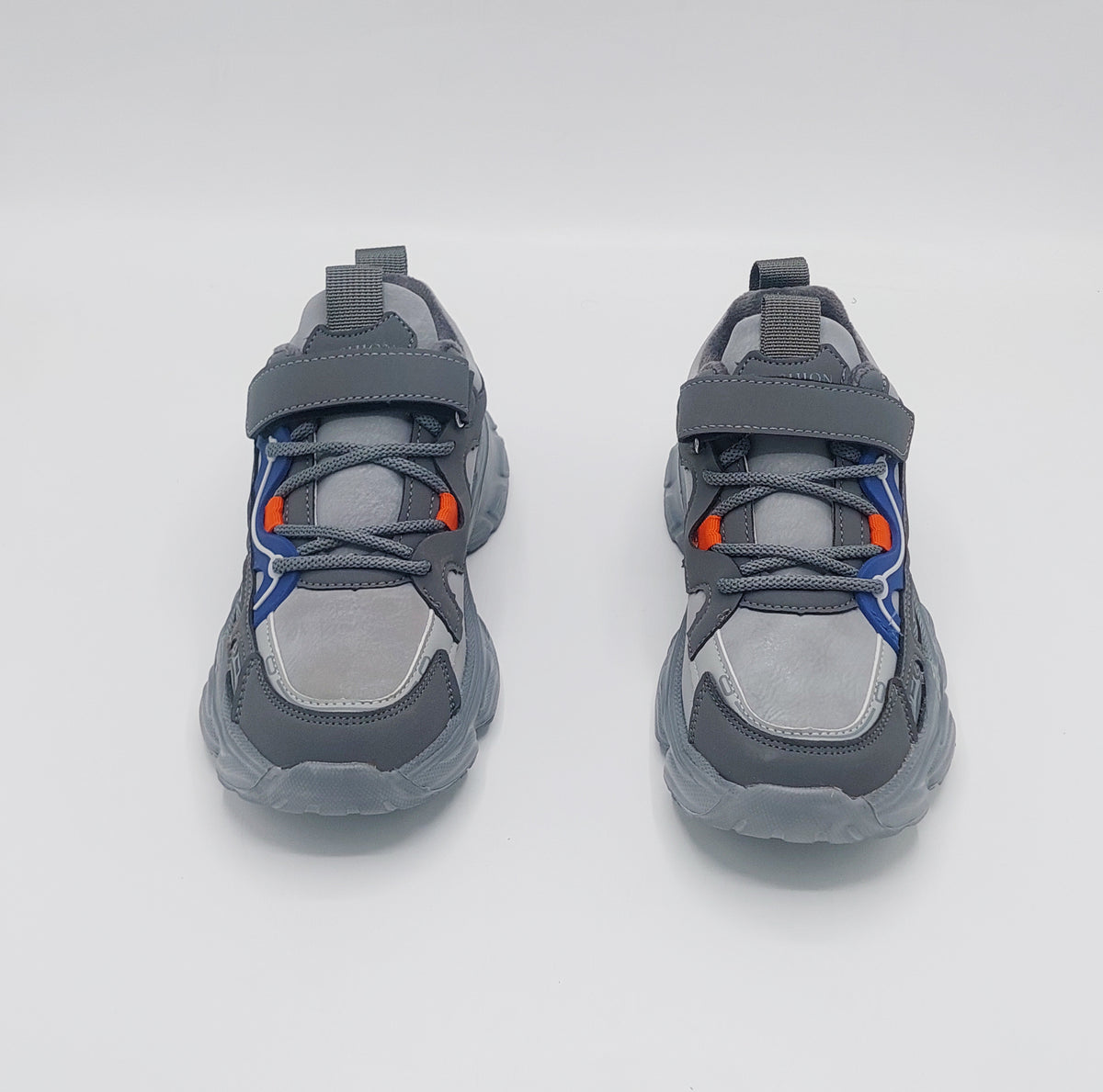 Premium Quality Trendy Look Sneakers for Kids - 82810 (Gray)