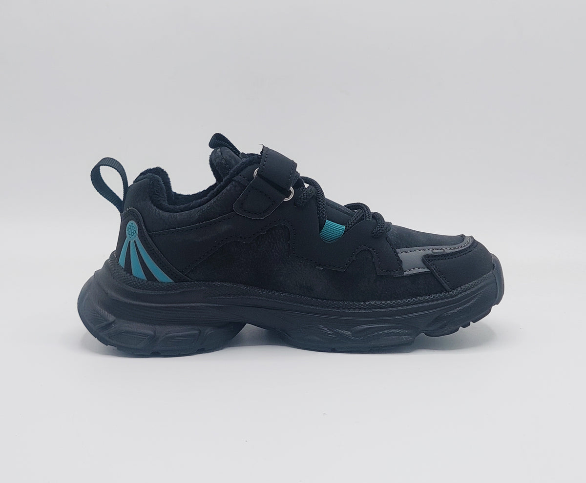 Premium Quality Trendy Look Sneakers for Kids - 82810 (Black)