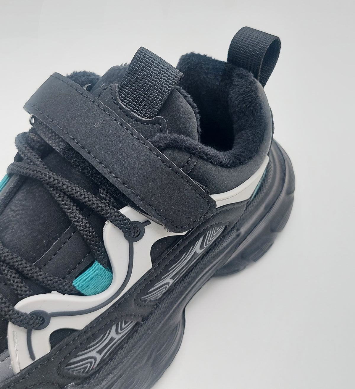 Premium Quality Trendy Look Sneakers for Kids - 82810 (Black)