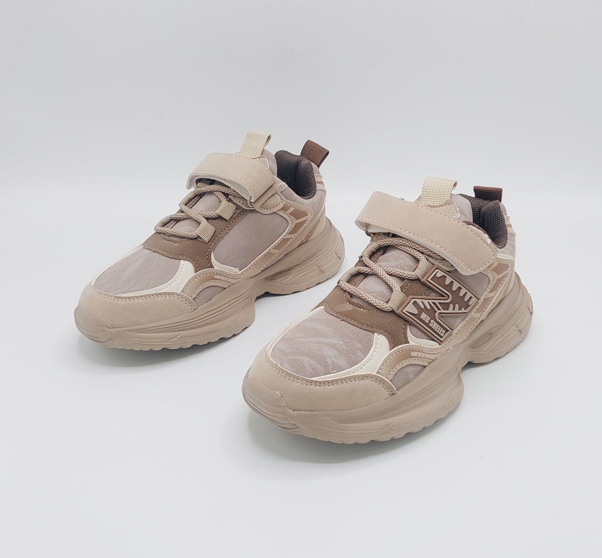 Premium Quality Trendy Look Sneakers for Kids - 92808 (Brown)
