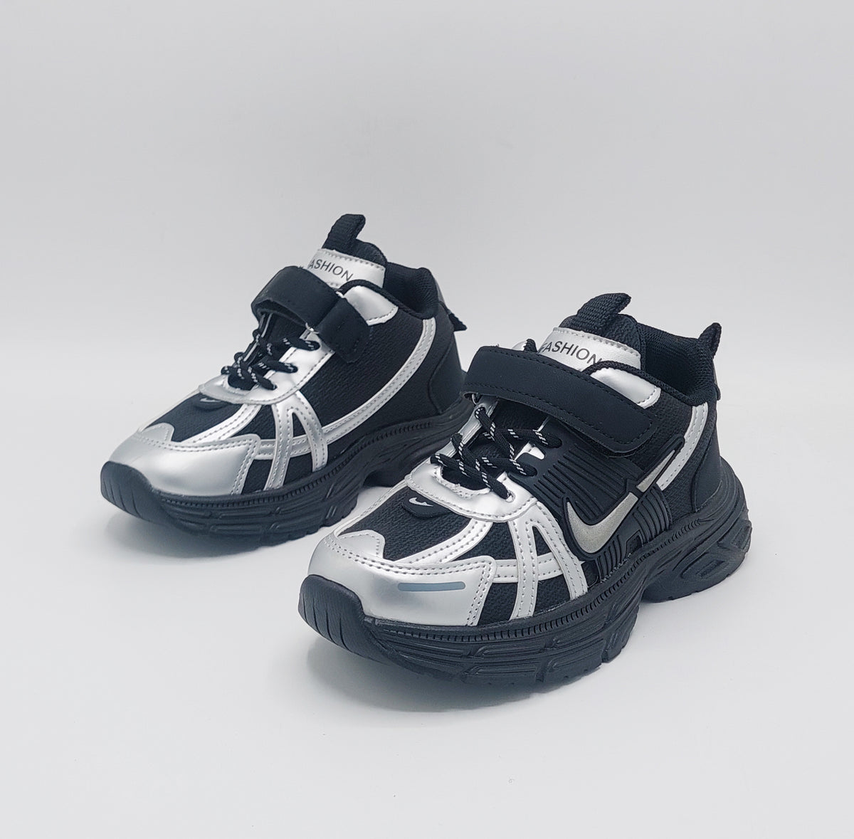 Premium qulaity Trendy Look Sneakers for Kids - Y757 (Black)