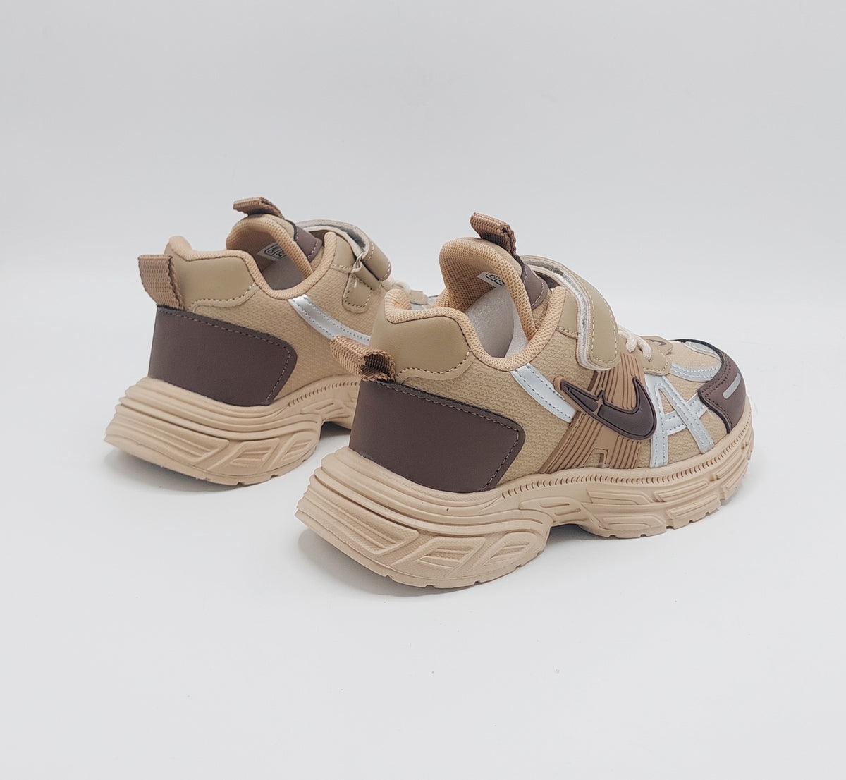 Premium Quality Trendy Look Sneakers for Kids - Y757 (Khaki)