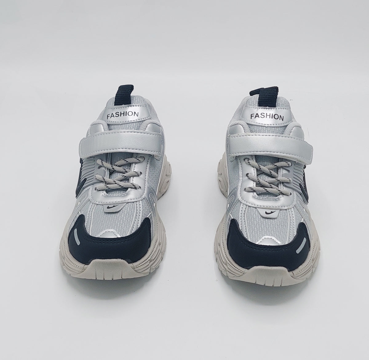 Premium Quality Trendy Look Sneakers for Kids - Y757 (Gray)