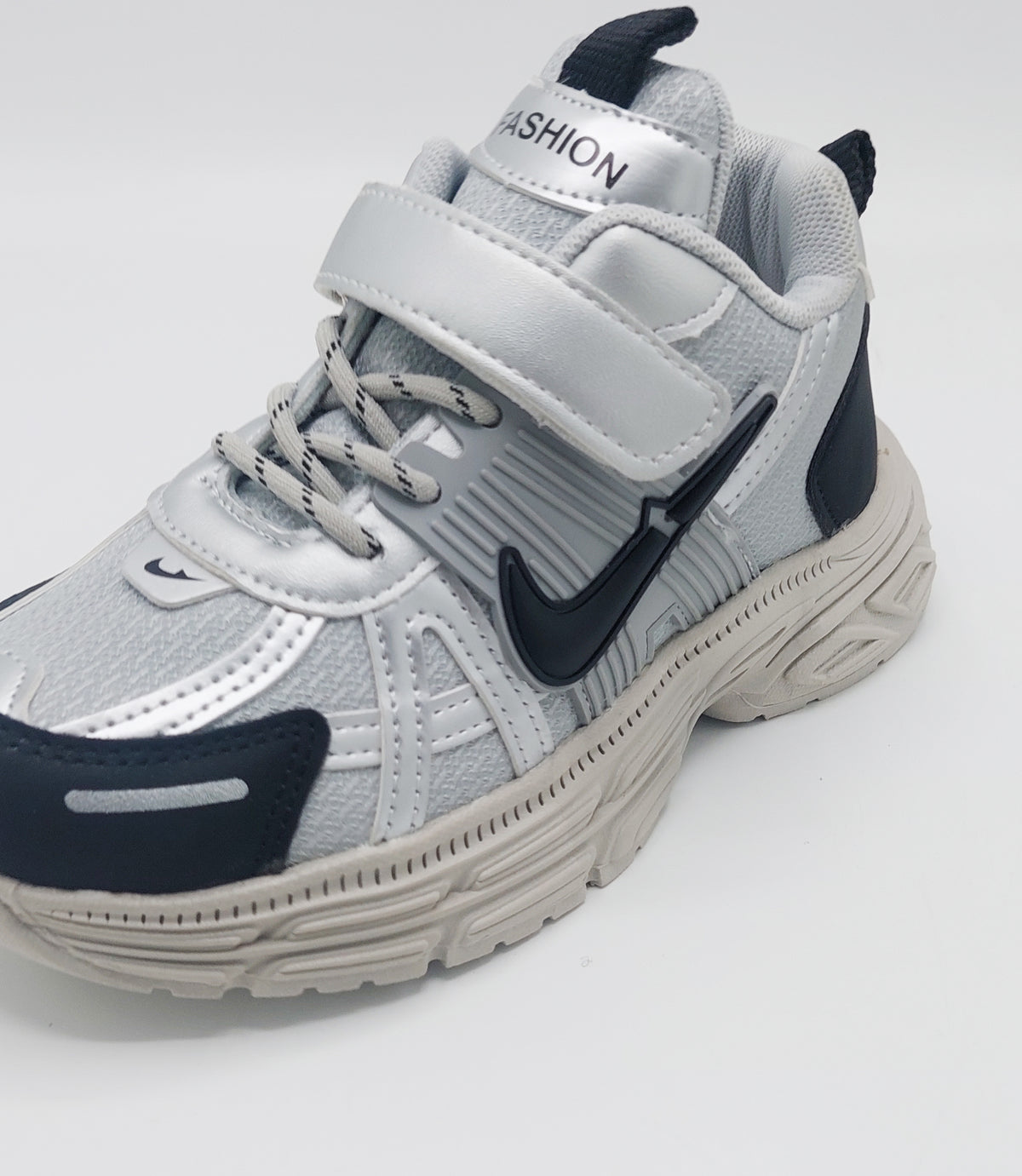 Premium Quality Trendy Look Sneakers for Kids - Y757 (Gray)