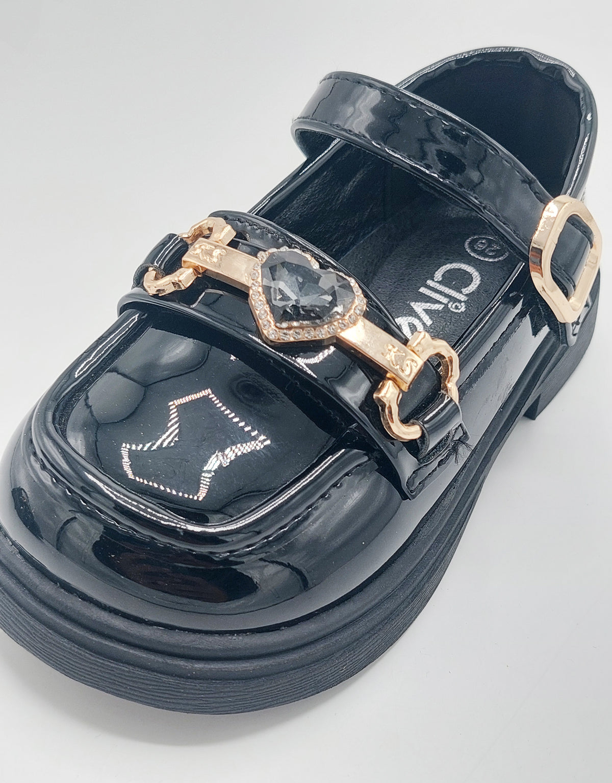 Beautiful Design Fancy Pumps for Kids - SUK5 (Black)