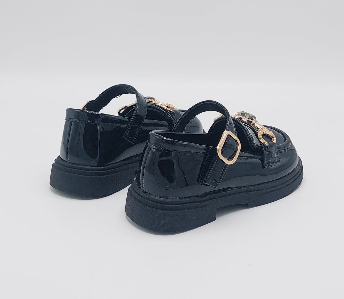 Beautiful Design Fancy Pumps for Kids - SUK5 (Black)