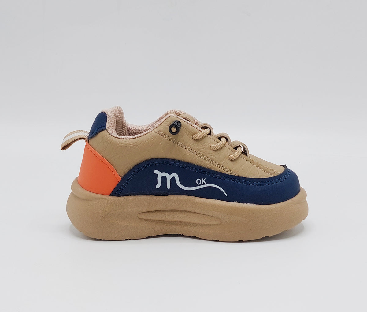 Lights in Sole New Trendy Look Shoes for Kids - MTL02 (Khaki)