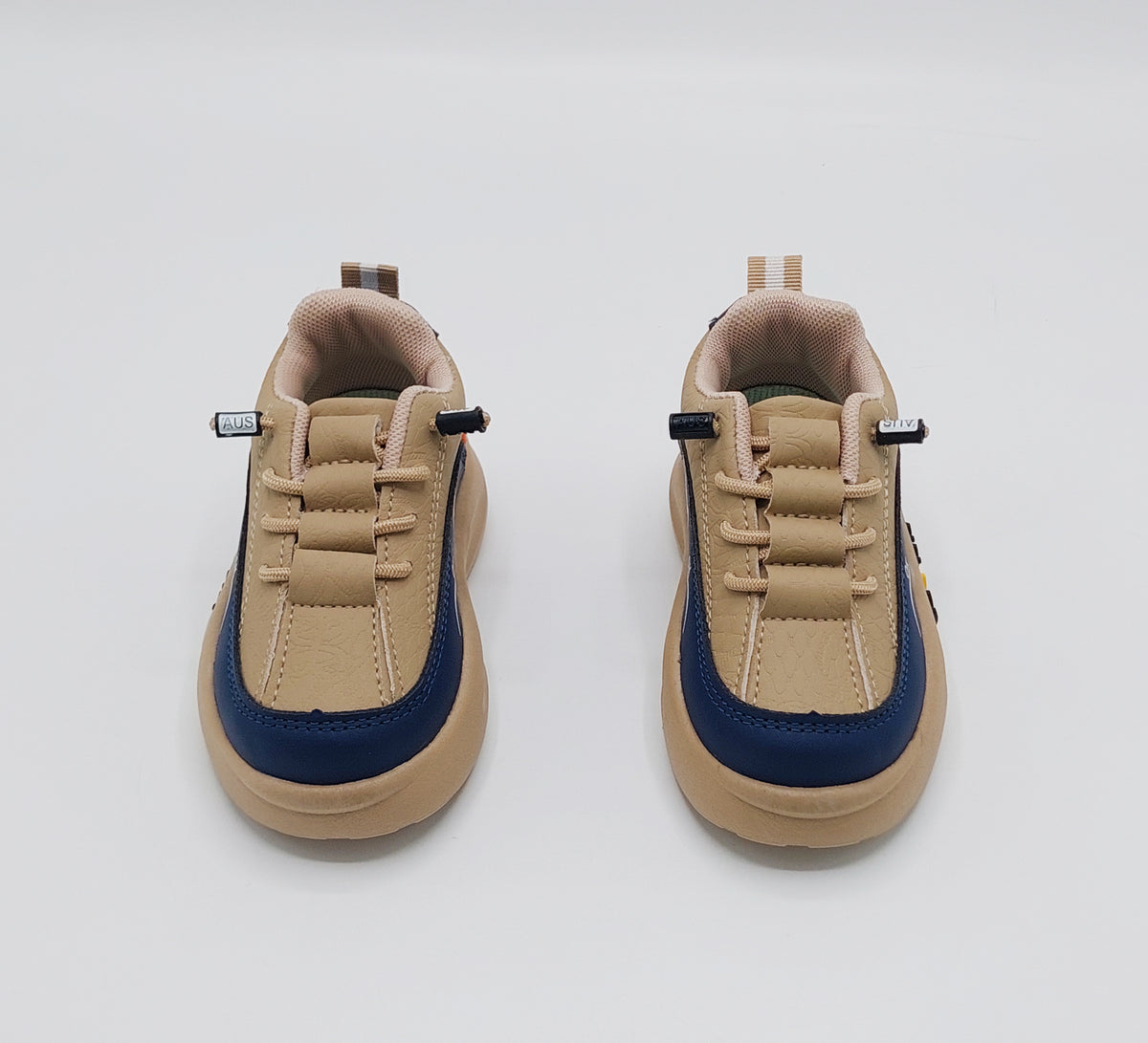 Lights in Sole New Trendy Look Shoes for Kids - MTL02 (Khaki)