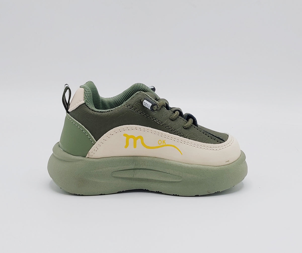 Lights in Sole New Trendy Look Shoes for Kids - MTL02 (Green)