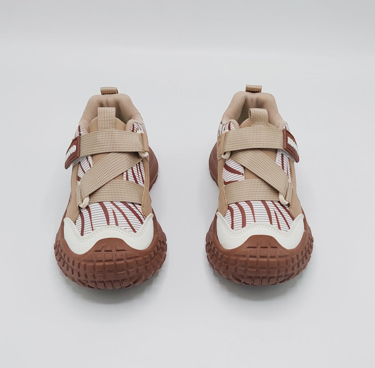 Premium Quality Sporty Look Sneakers for Kids - BMW0213 (Khaki)