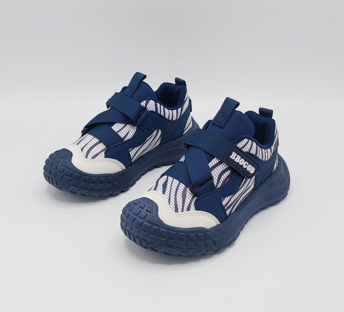 Premium Quality Sporty Look Sneakers for Kids - BMW0213 (Blue)