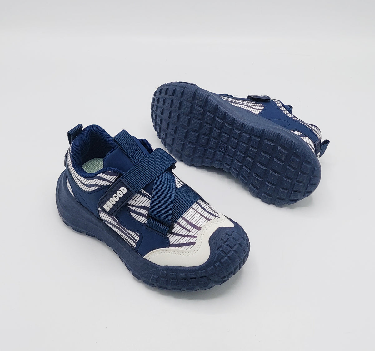 Premium Quality Sporty Look Sneakers for Kids - BMW0213 (Blue)