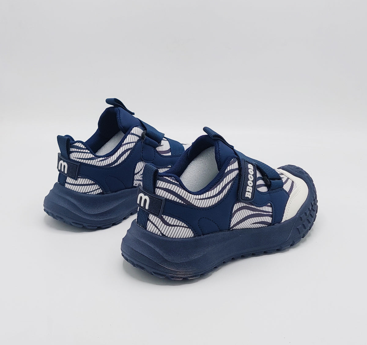 Premium Quality Sporty Look Sneakers for Kids - BMW0213 (Blue)