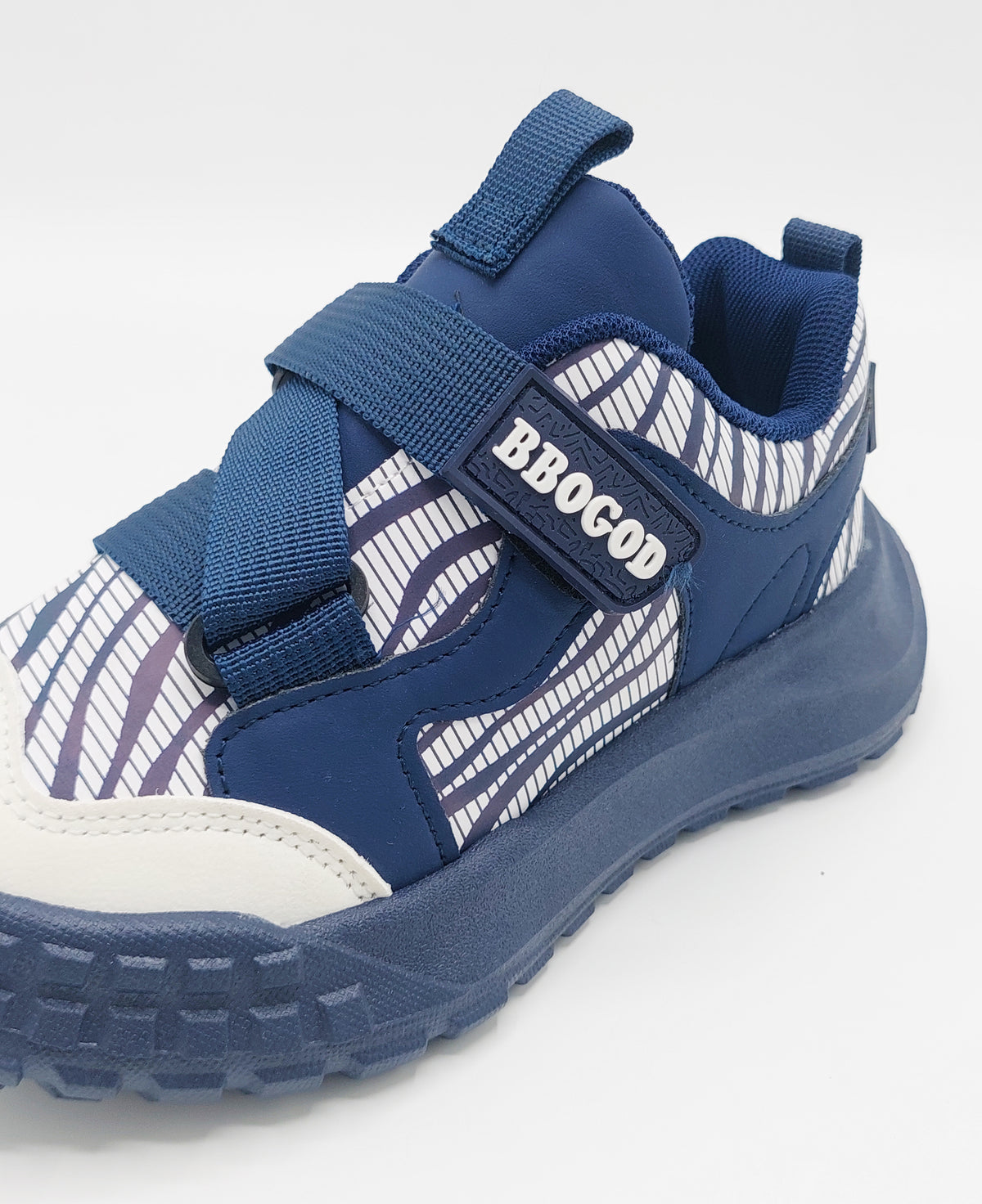 Premium Quality Sporty Look Sneakers for Kids - BMW0213 (Blue)