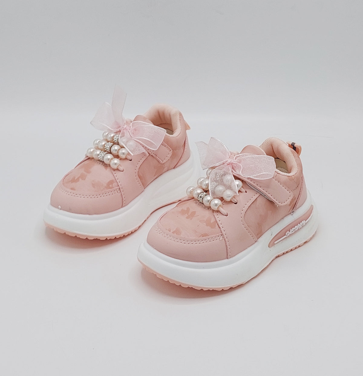 Beautiful Design Fancy Look Sneakers for Kids Girls - 818890 (Pink)