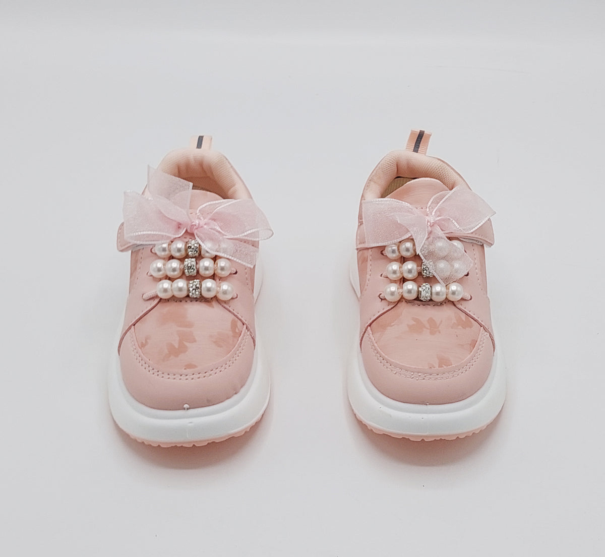 Beautiful Design Fancy Look Sneakers for Kids Girls - 818890 (Pink)