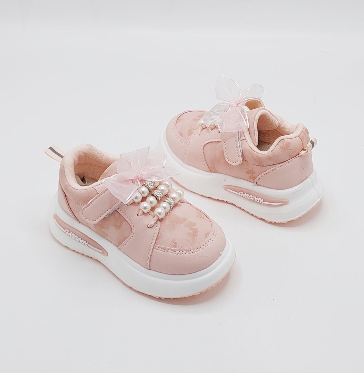 Beautiful Design Fancy Look Sneakers for Kids Girls - 818890 (Pink)