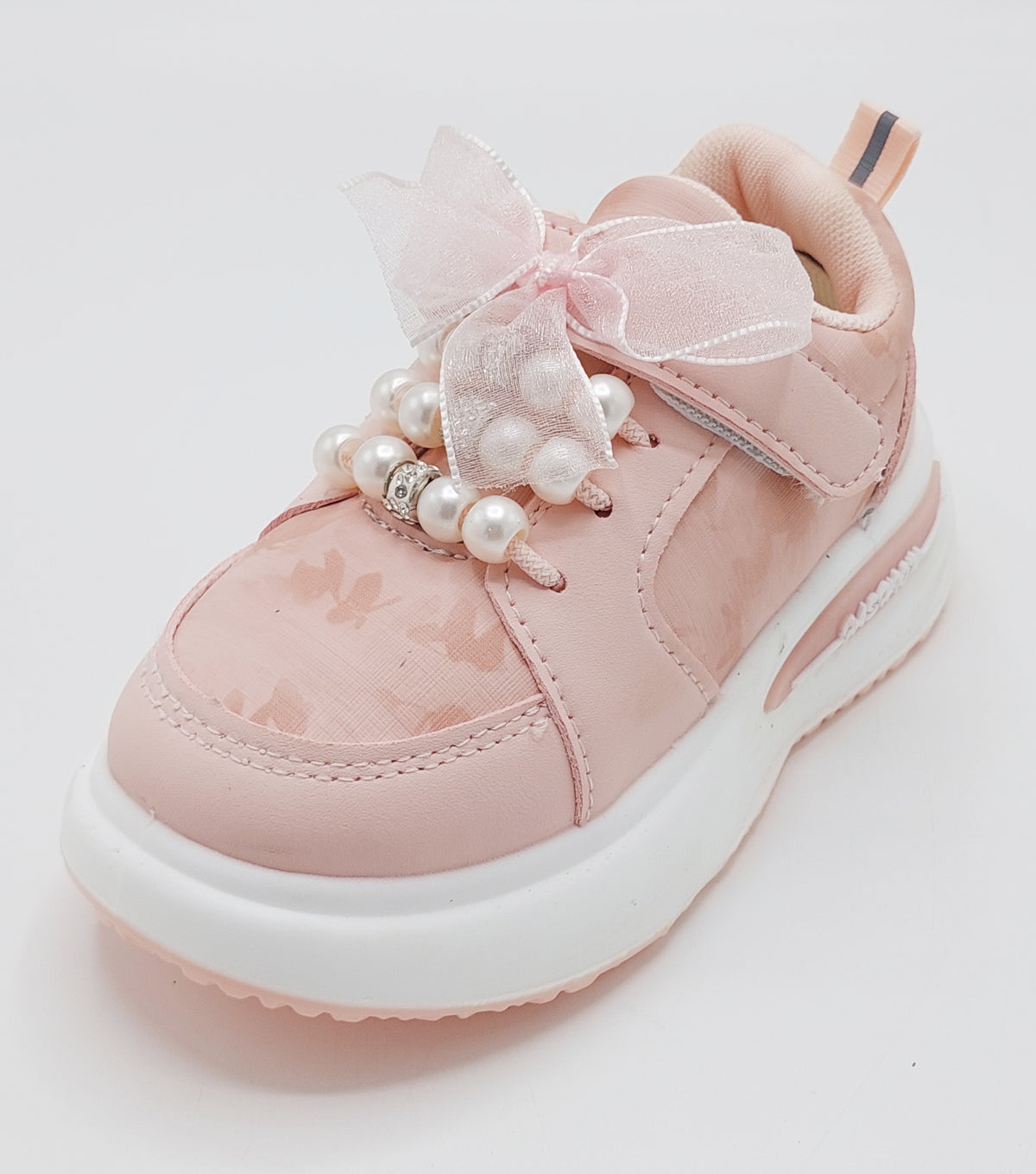 Beautiful Design Fancy Look Sneakers for Kids Girls - 818890 (Pink)