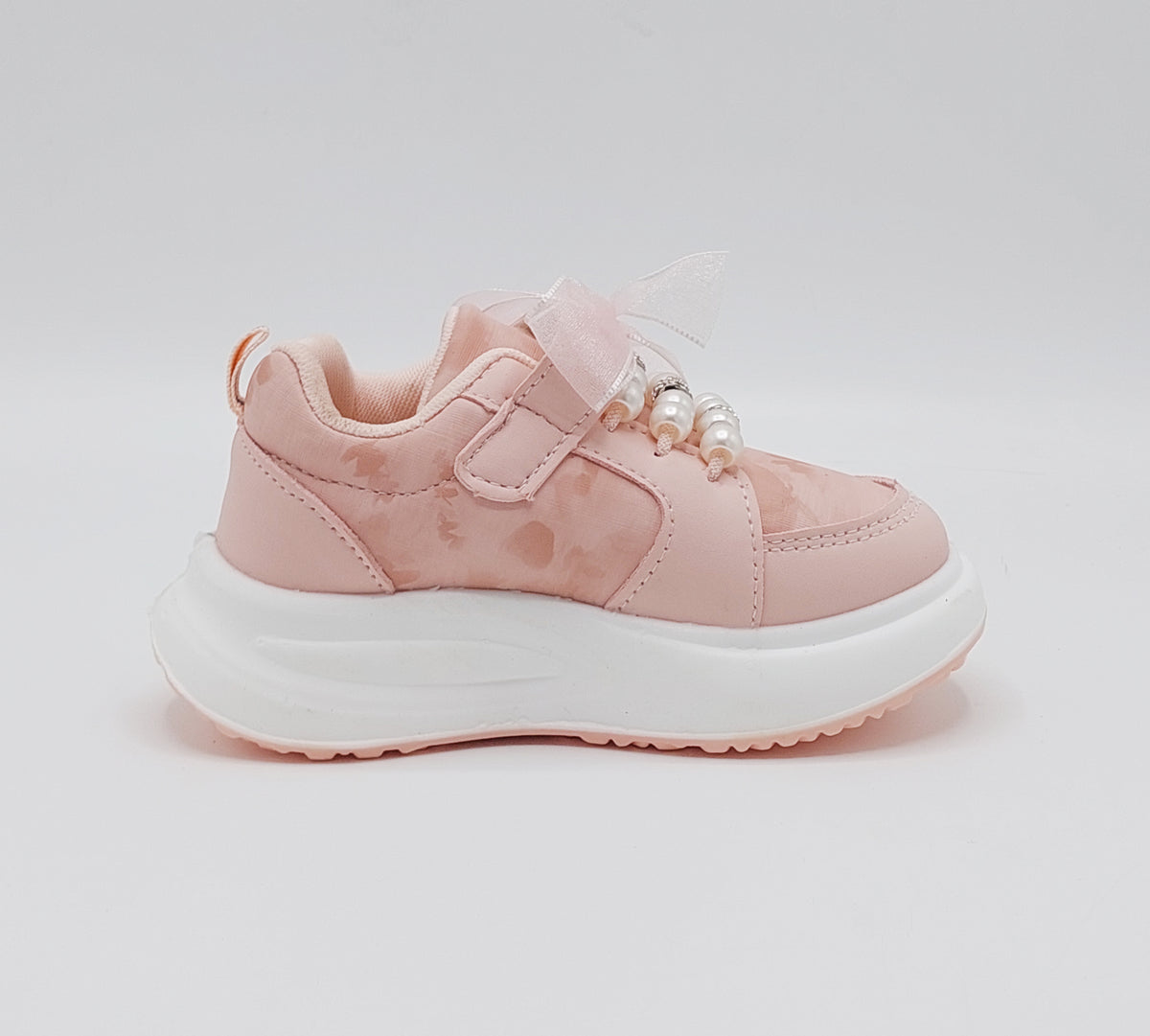 Beautiful Design Fancy Look Sneakers for Kids Girls - 818890 (Pink)