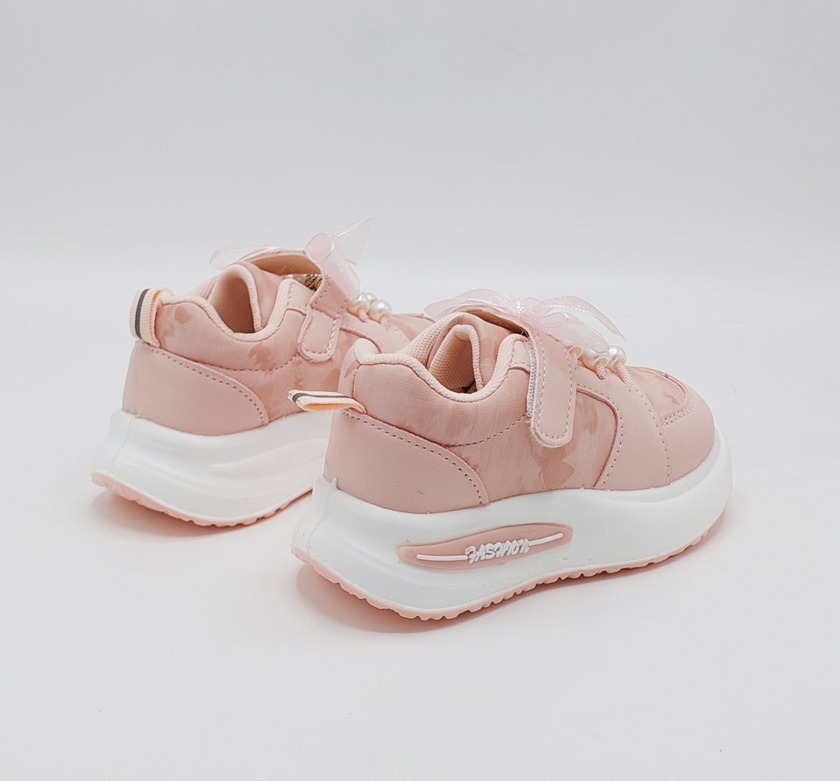 Beautiful Design Fancy Look Sneakers for Kids Girls - 818890 (Pink)