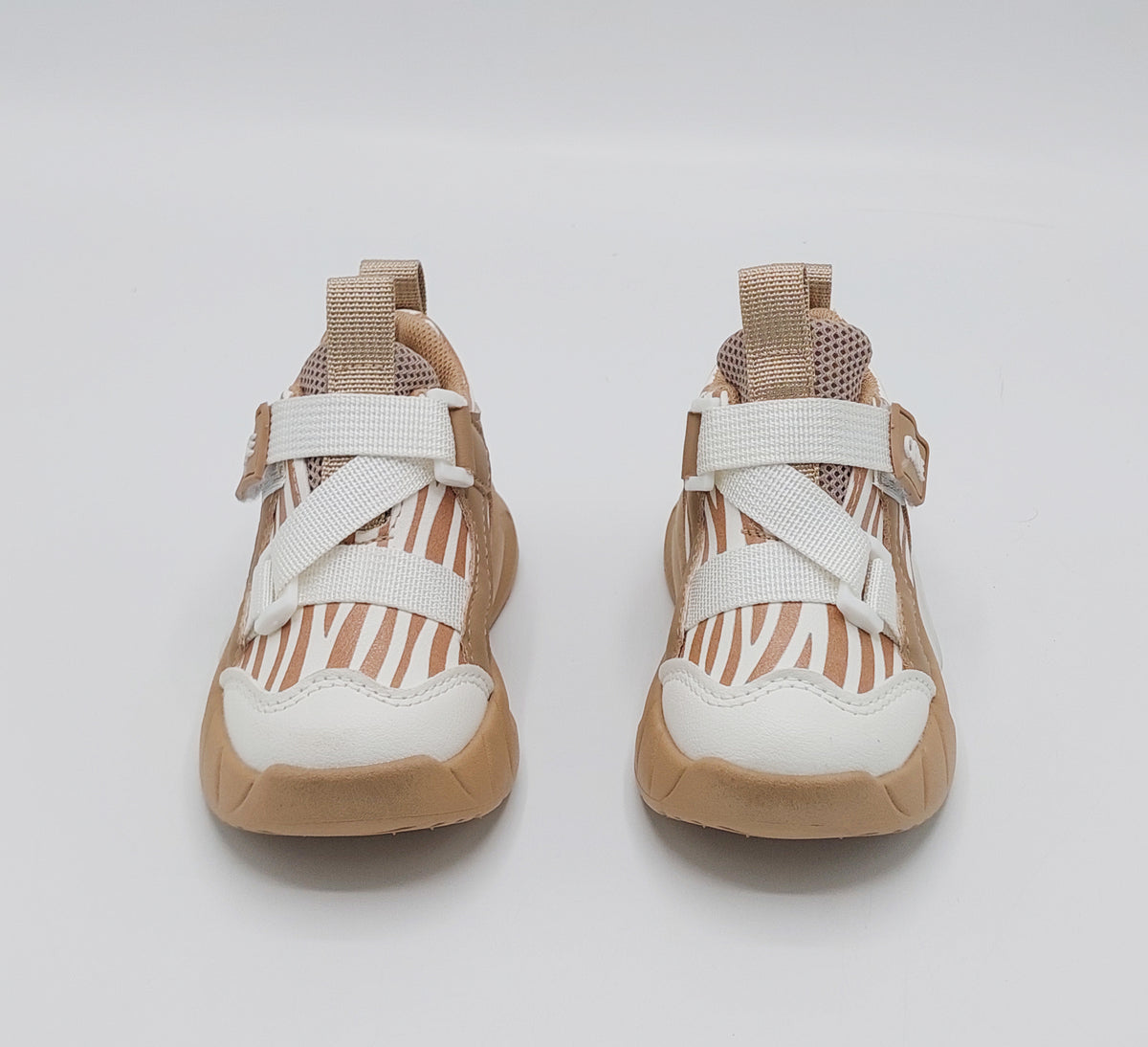 Lights in Sole Trendy Look Sneakers for Kids - LO110 (Beige)
