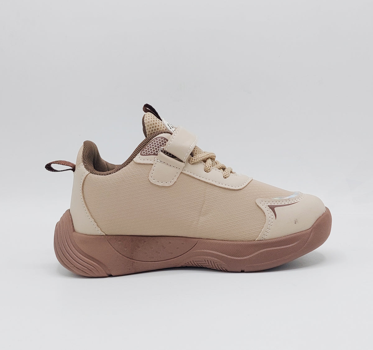 Premium Quality Sporty Look Sneakers for Kids - PF619 (Khaki)