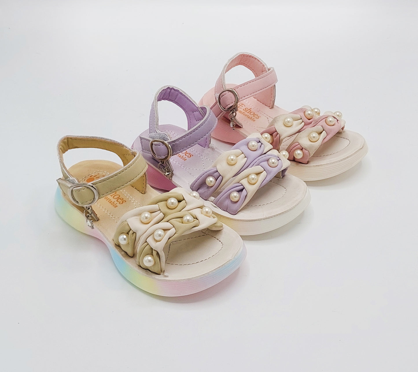 Beautiful Design Pearls Sandals for Kids Girls - 2020-7