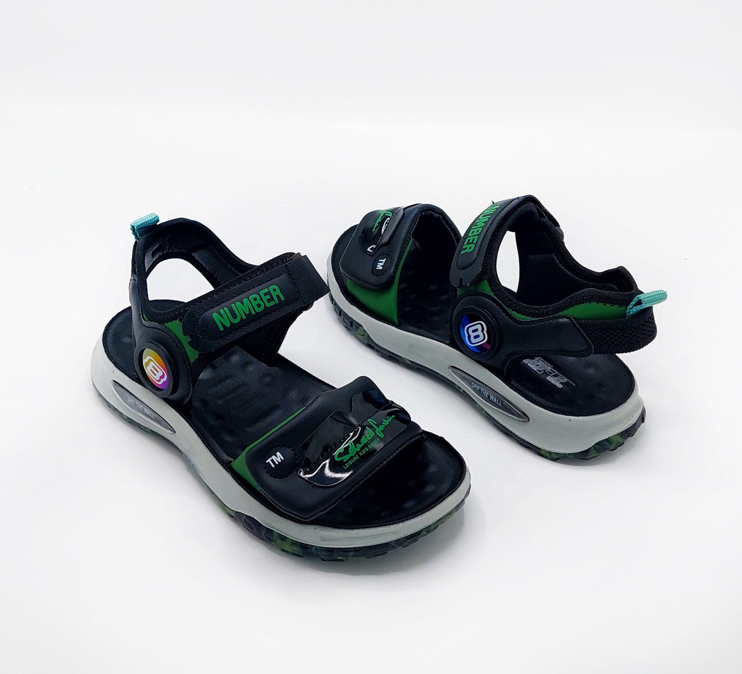 Premium Quality Trendy Look Sandals for Kids - 526D (Green)