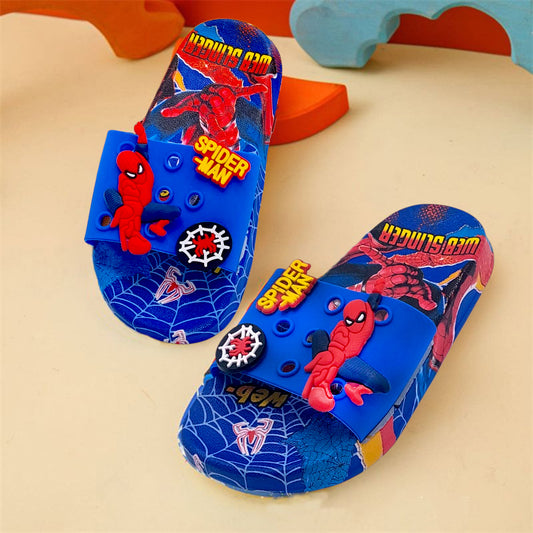 Spiderman Theme Non Slip Summer Slipper for Kids Boys - A0285