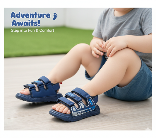 Soft Sole New Look Sandals for Kids - 510 (Blue)