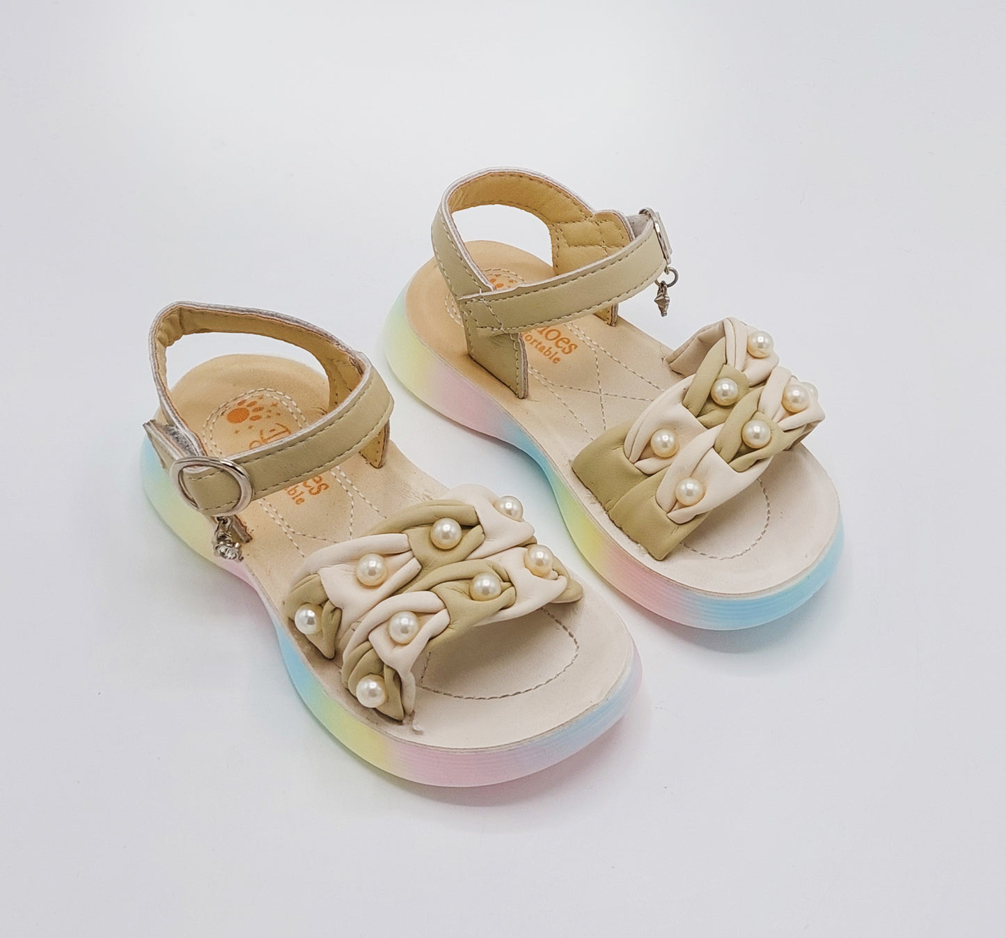 Beautiful Design Pearls Sandals for Kids Girls - 2020-7
