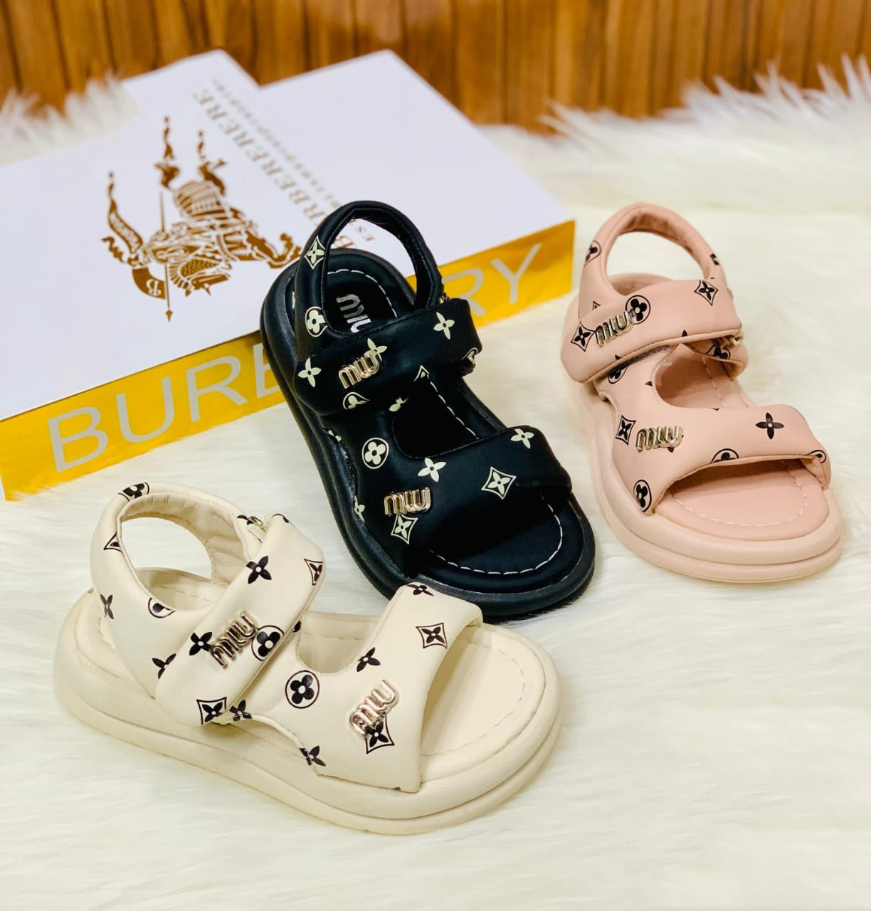 Beautiful Design Soft Sole Sandals for Kids - A11