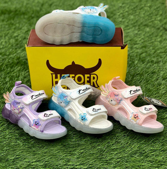 Lights in sole Cute Doll Sandals for Girls Kids - ABB102