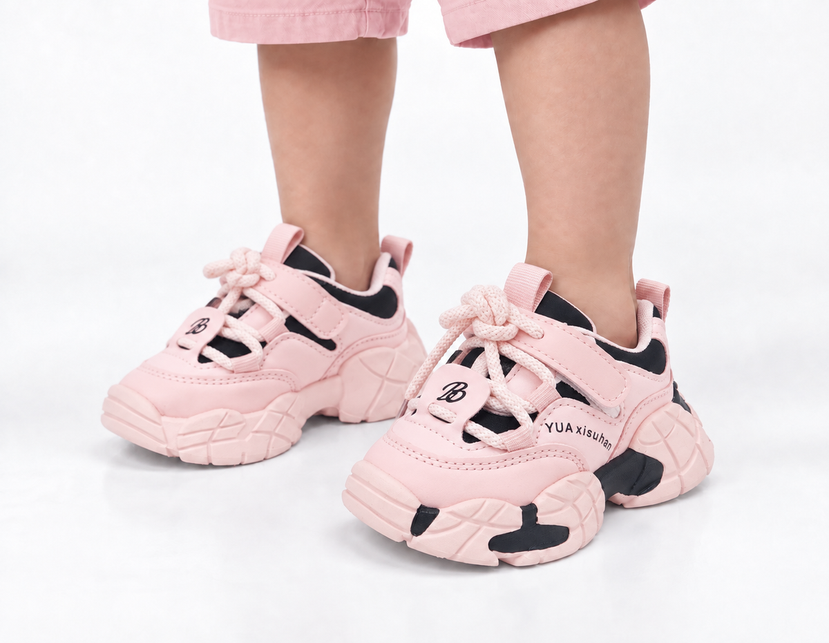 Trendy Looking Sneakers for Kids - DG01 (Pink)