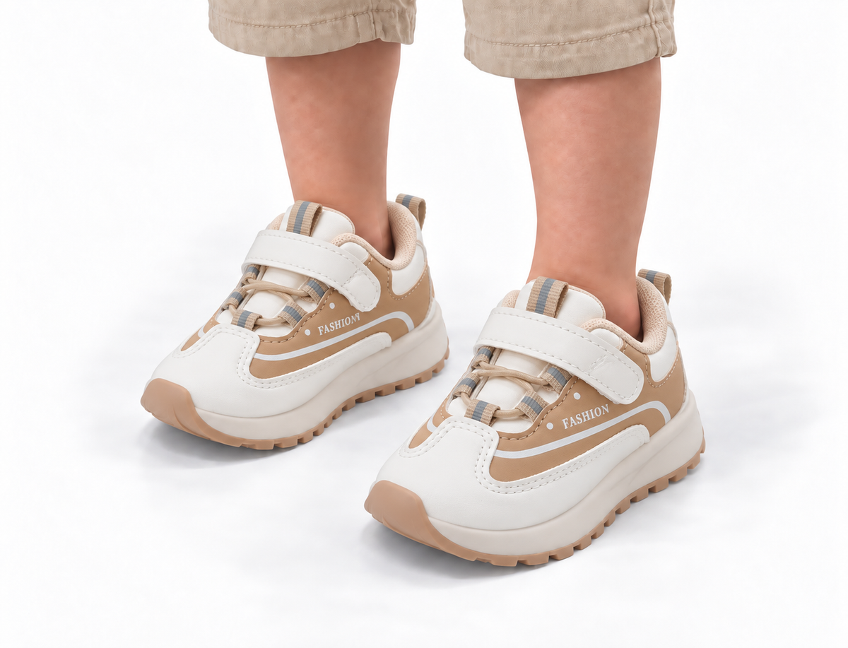 Trendy Looking Sneakers for Kids - CB788 (Beige)