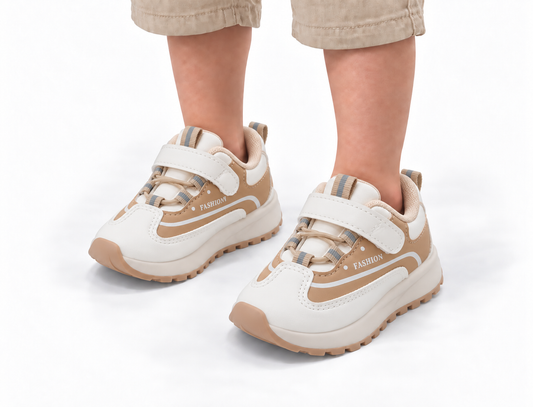 Trendy Looking Sneakers for Kids - CB788 (Beige)