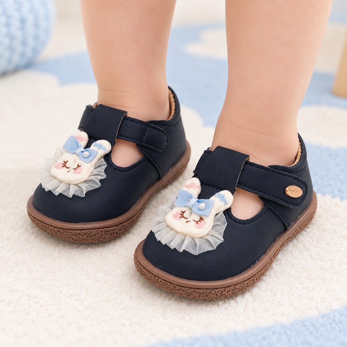 Soft Sole Shoe for Kids Girls - QP5 (Black)
