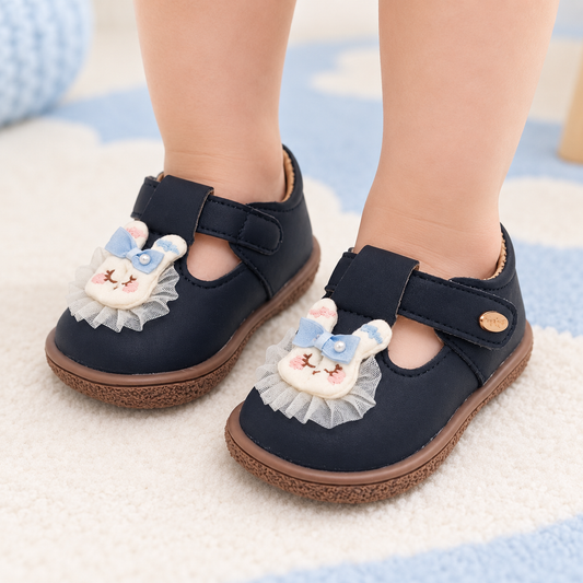 Soft Sole Shoe for Kids Girls - QP5 (Black)
