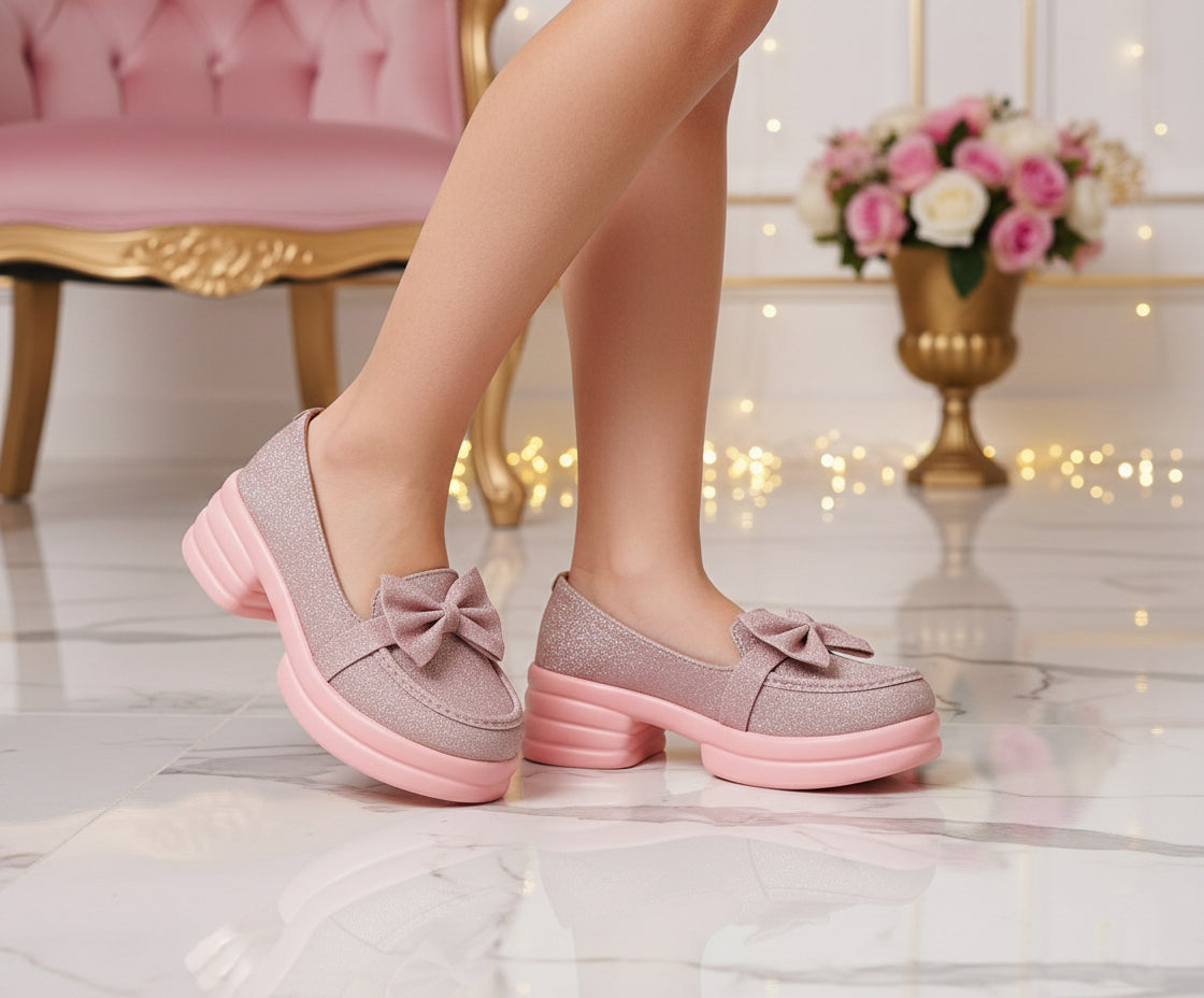 Premium Quality Fancy Pumps For Kid's Girl's - 215