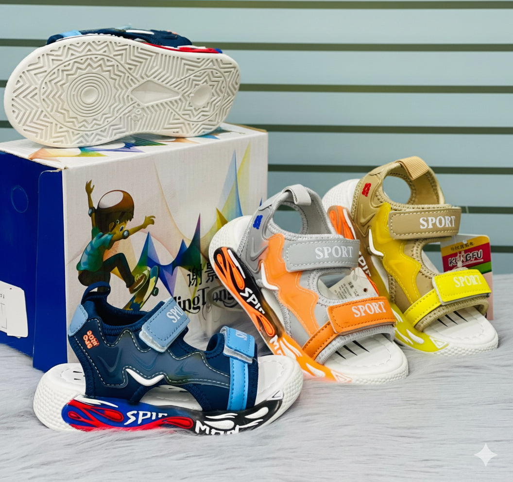 Soft Sole Comfartable New Design Sandals for Kid's In Three Different Colours- UM15