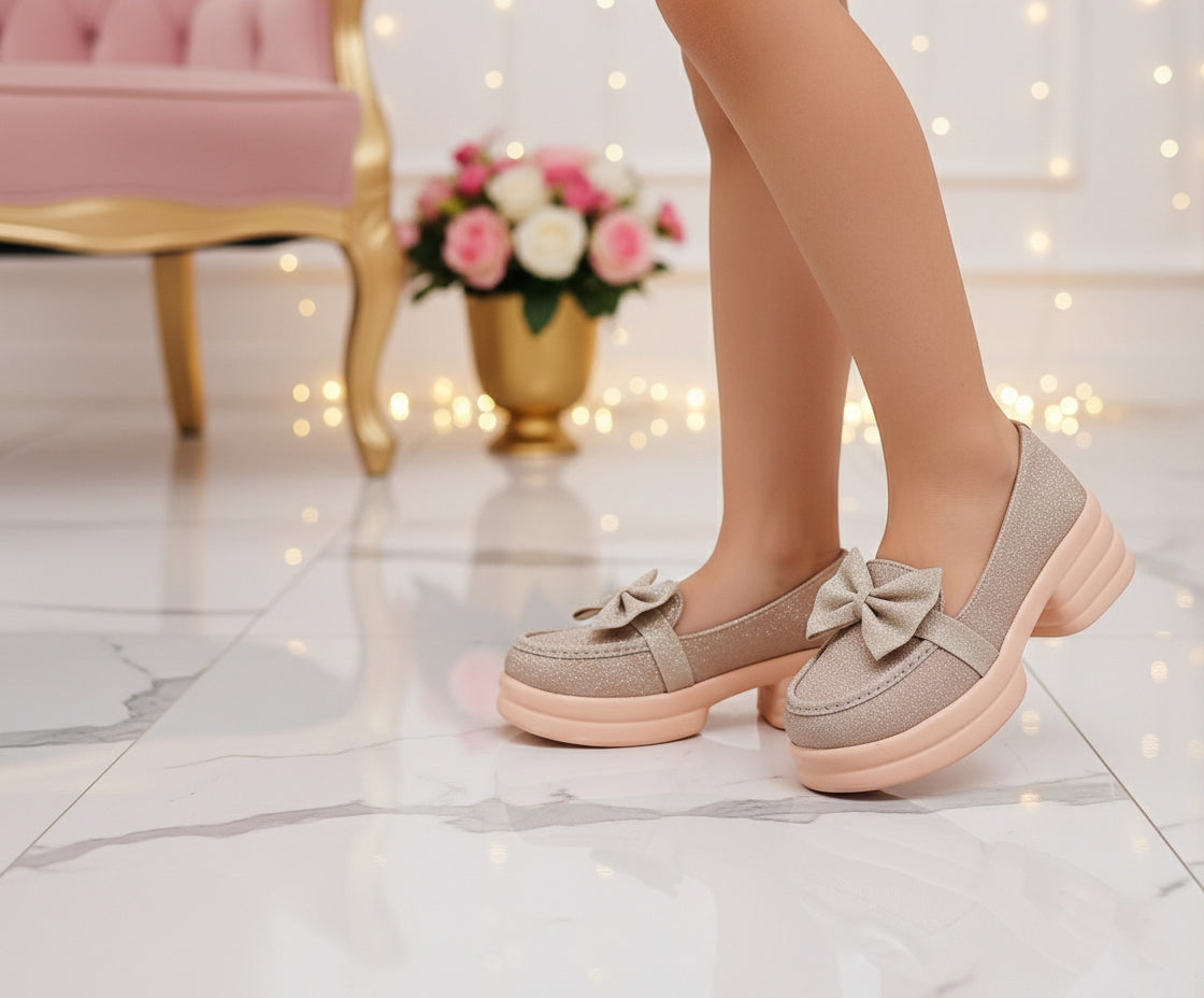 Premium Quality Fancy Pumps For Kid's Girl's - 215