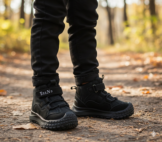 Premium Quality Shoes Trendy Stylish Long Shoes for Kids-503(Black)