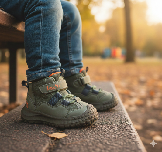 Premium Quality Shoes Trendy Stylish Long Shoes for Kids-503(Green)