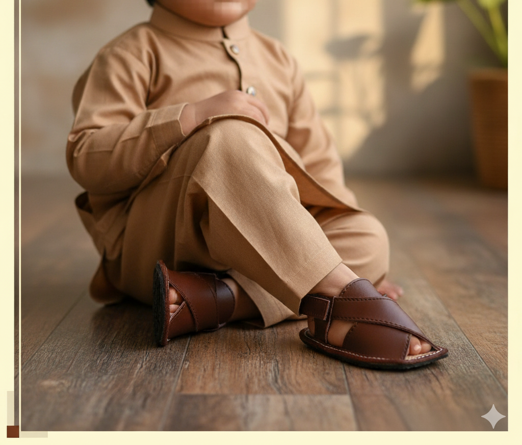 Light-weight New Born Baby Zero Size Kheri Sandals