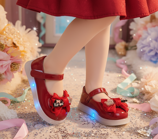 Lights is Sole Beautiful Design Pumps for Kids - JK2