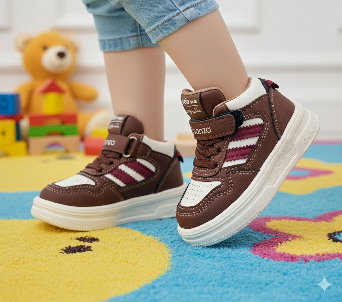 Premium Quality Soft Sole Long Joggers Shoes for Kids - YP2
