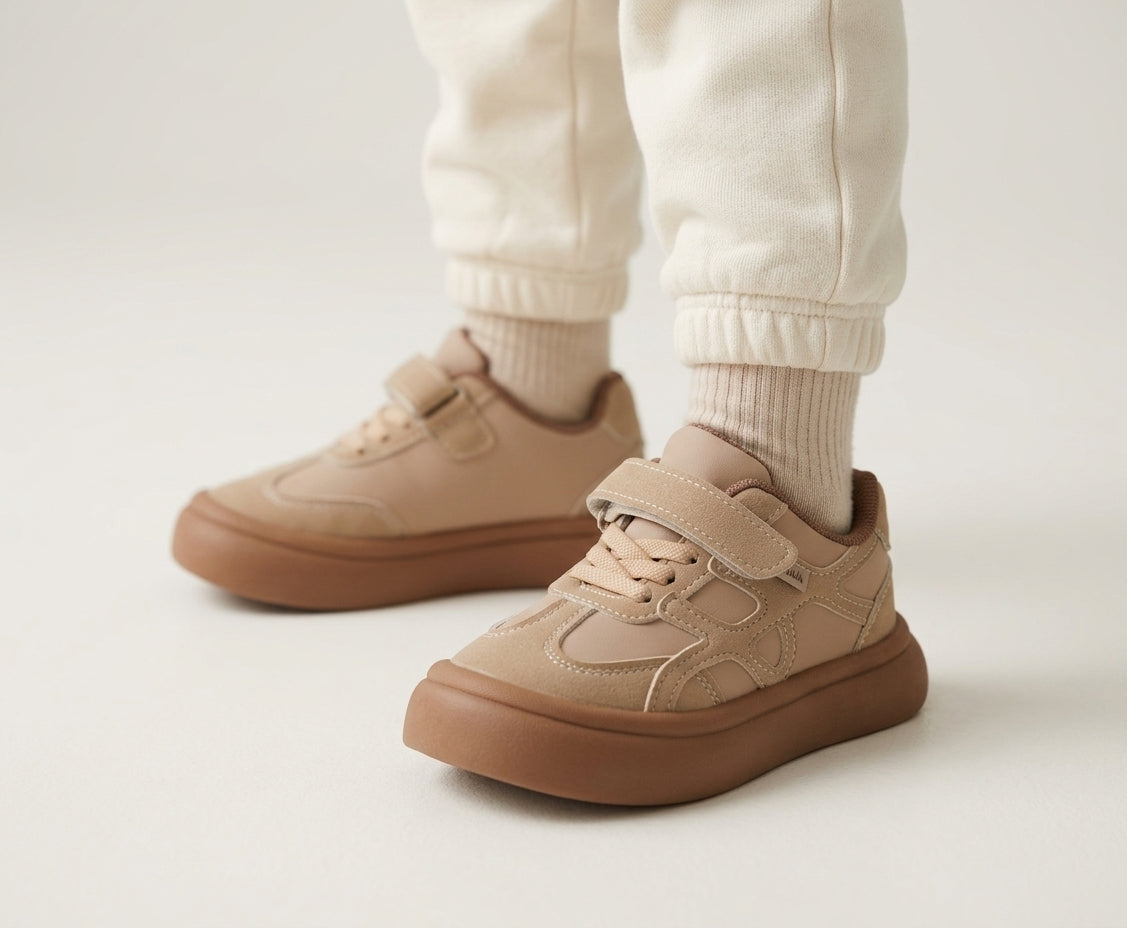 Trendy Looking Sneakers for Boys - art (Brown)