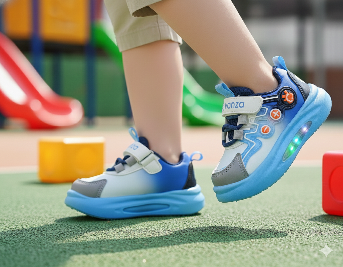Lights in Sole Trendy Look Sporty Sneakers for Kids - YOKO20