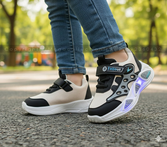 Lights in Sole Trendy Look Sneakers for Kids - OB62