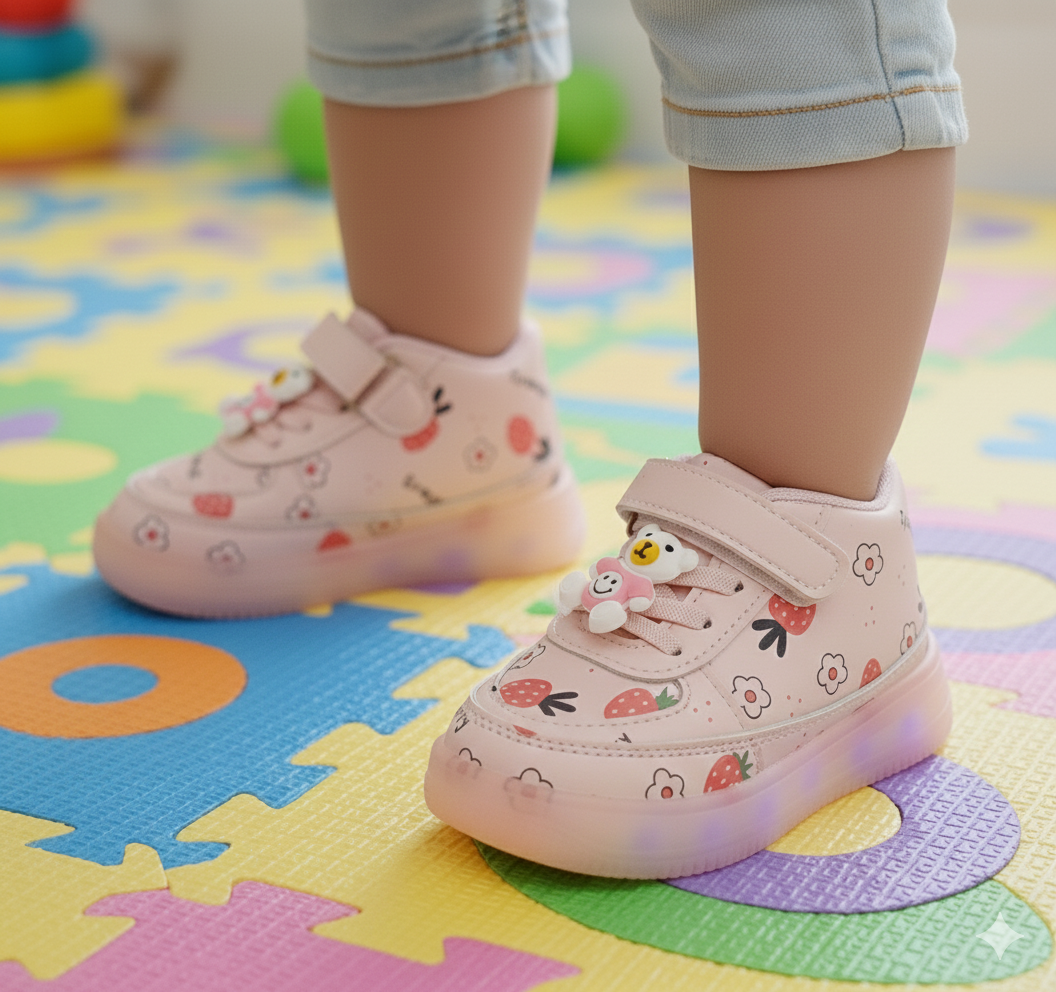 Lights in Sole Fancy Shoes for Kids Girls - Q6
